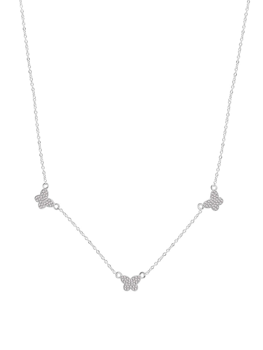 Butterfly Charm Necklace For Women