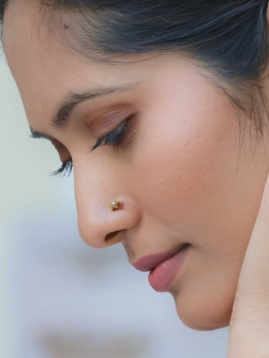 Starry Lab Diamond Nose Pin
