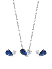 Blue Toi Et Moi Jewellery Set