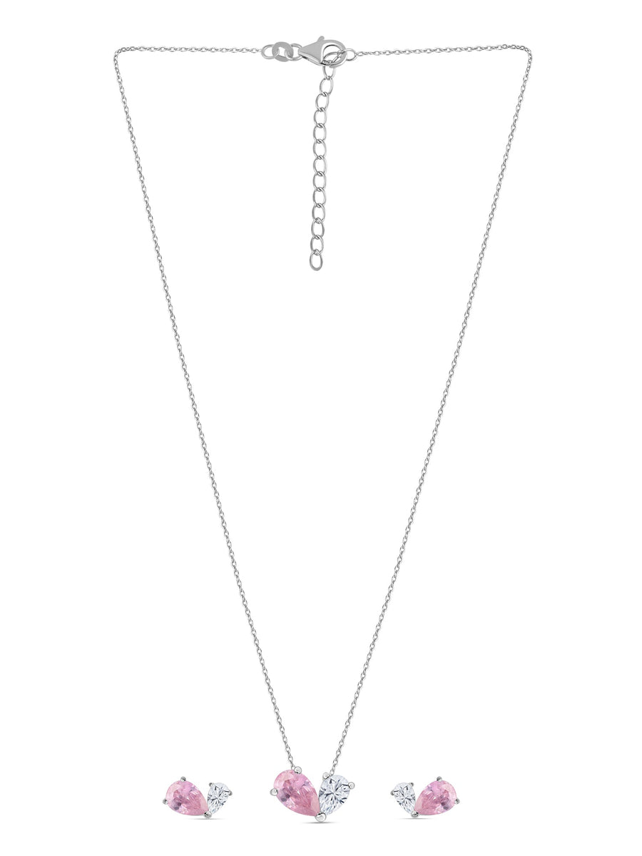 Pink Toi Et Moi Jewellery Set