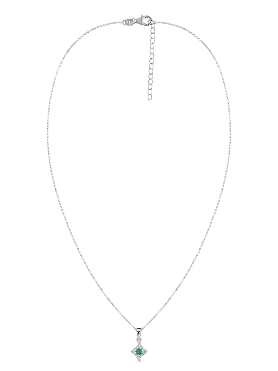 Glamourous Green Emerald Pendant-1