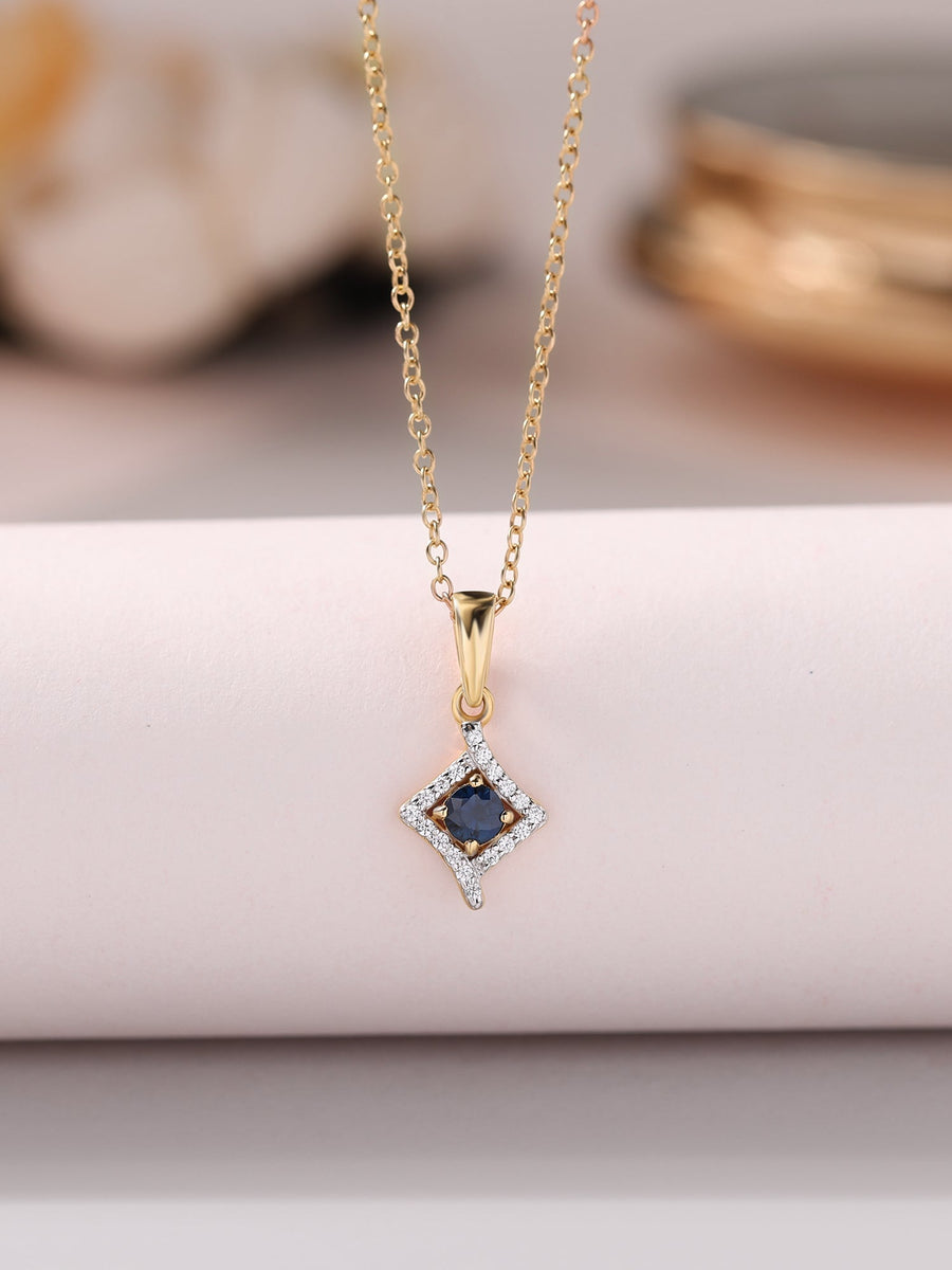 Celestial Natural Blue Sapphire Pendant