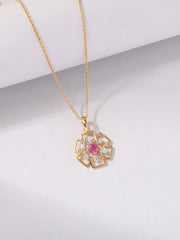 Eternal Bloom Ruby Pendant