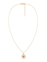 Modern Classic Ruby Pendant For Women