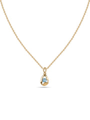 Natural Swiss Blue Beauty Pendant