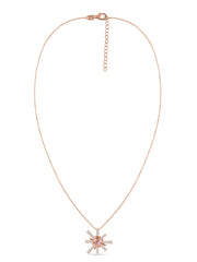 Rose Gold Pink Sparkles Pendant