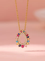 Pear Pops Multicolor Gold Pendant For Women