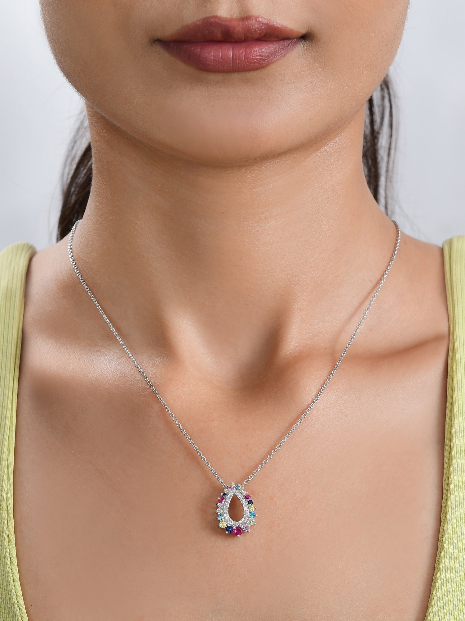 Pear Pops Multicolor Pendant For Women