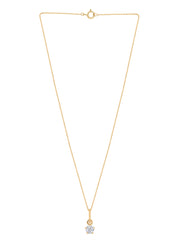 Lab Grown 0.20 Carat Diamond Solitaire Pendant With Chain