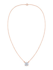 Radiant 1 Carat Lab Grown Diamond Necklace