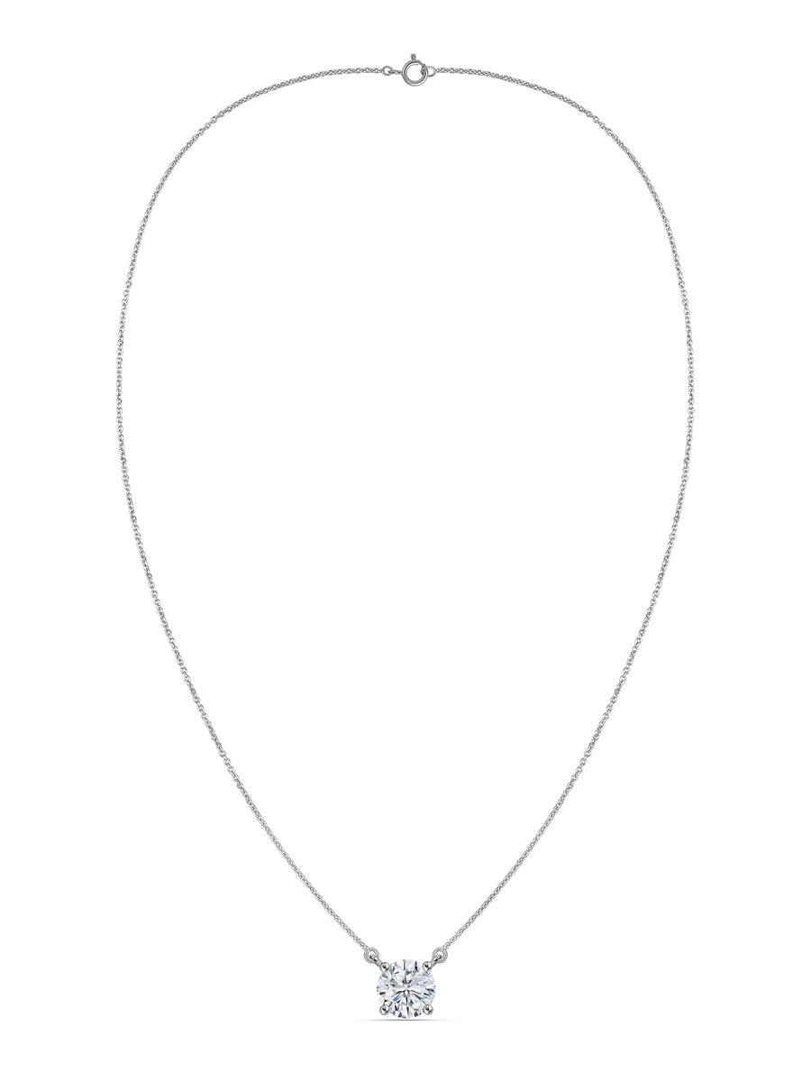 Radiant 1 Carat Lab Grown Diamond Necklace