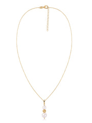 Shell Pearl Trilogy Pendant With Chain