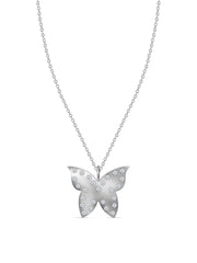 Papillon Lab Grown Diamond Butterfly Pendant With Chain