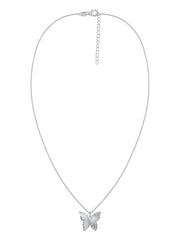 Papillon Lab Grown Diamond Butterfly Pendant With Chain
