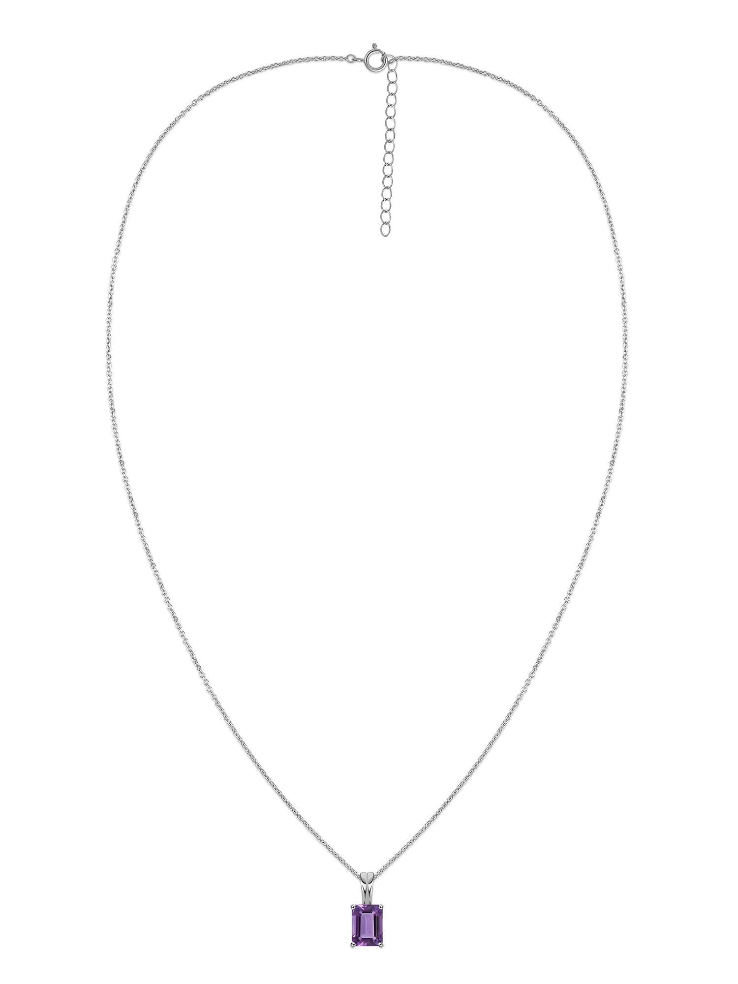 Elegant Natural Amethyst Gold Necklace