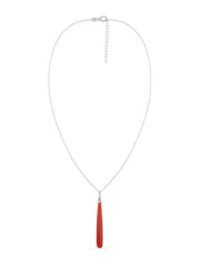 Red Onyx Drop Pendant