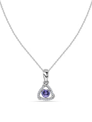 Heart Tanzanite Necklace
