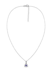 Heart Tanzanite Necklace