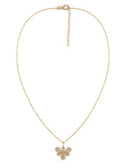 Lab Grown Diamond Bee Pendant With Chain