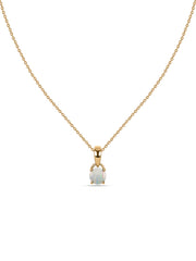 Classic Natural Ethiopian Opal Gold Pendant with chain