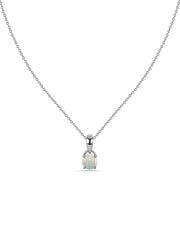 Classic Natural Ethiopian Opal Gold Pendant with chain