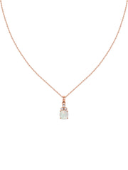Natural Ethiopian Opal Classic Gold Pendant Necklace