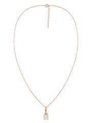 Natural Ethiopian Opal Classic Gold Pendant Necklace