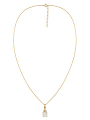 Natural Ethiopian Opal Classic Gold Pendant Necklace