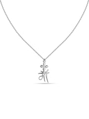 Maa Necklace For Mother In Hindi Font
