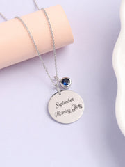 September Birth Flower Necklace