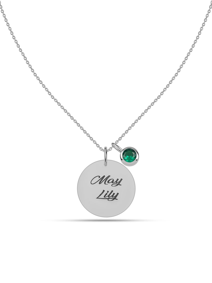 May Birth Flower Necklace