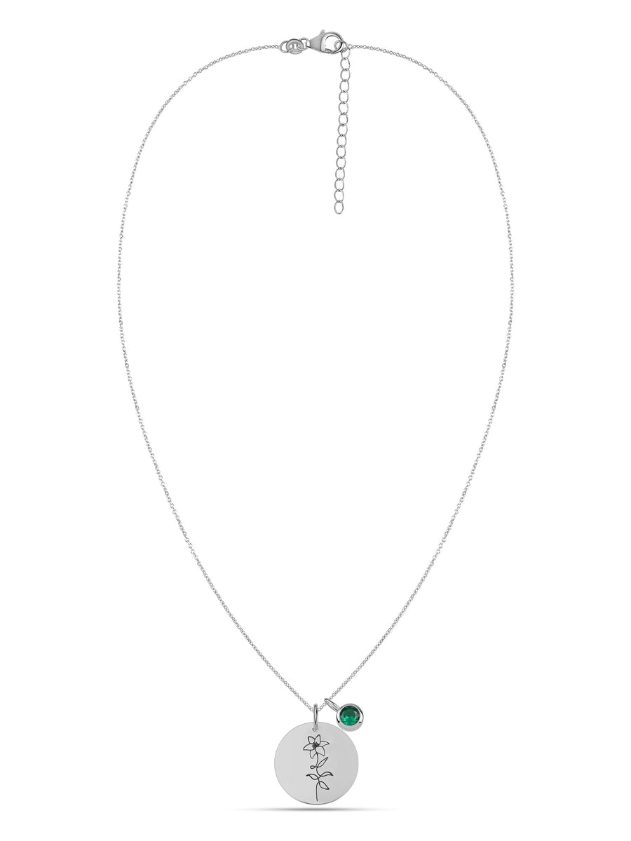 May Birth Flower Necklace