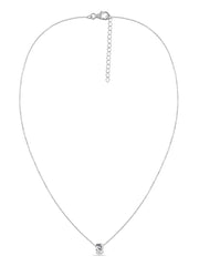 Lab Diamond Minimal Gold Pendant with Chain