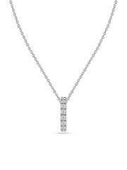 Lab Diamonds Gold Pendant With Chain