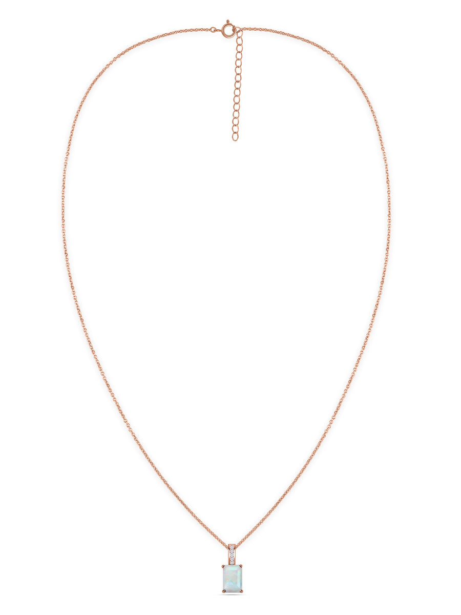Ethiopian Opal Majesty Pendant with Chain