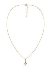 Natural Ethiopian Opal Gold Pendant With Chain