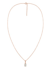 Natural Ethiopian Opal Gold Pendant With Chain