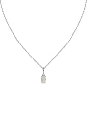 Natural Ethiopian Opal Gold Pendant With Chain