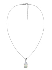Ethiopian Opal Gold Pendant with LGD Accents