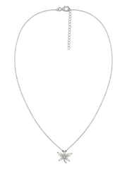Ethiopian Opal Butterfly Gold Pendant with Chain