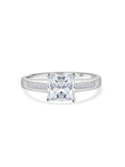 Diamond Look Engagement Ring For Women