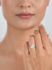 4 Carat Just Like Diamond Solitaire Ring For Women