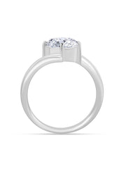 4 Carat Just Like Diamond Solitaire Ring For Women