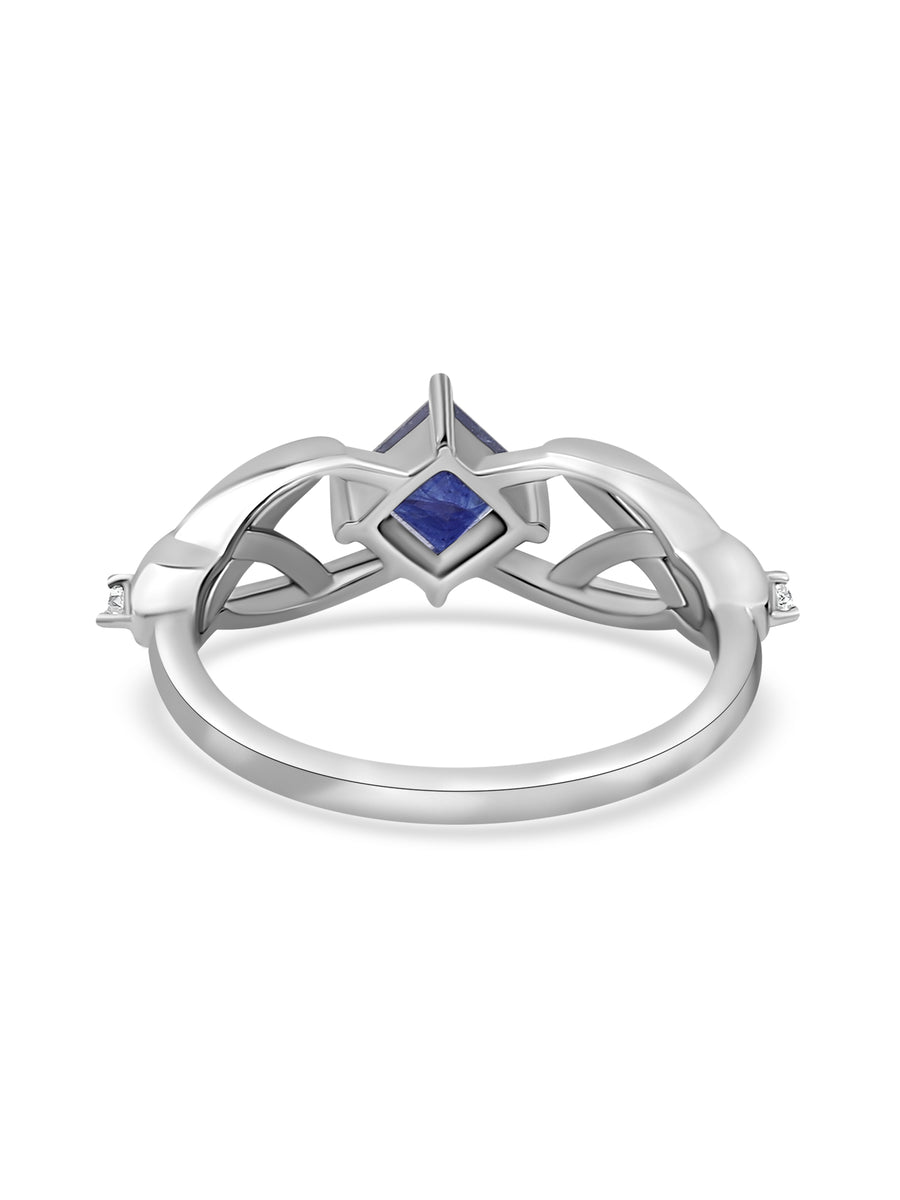 Natural Blue Sapphire Designer Ring