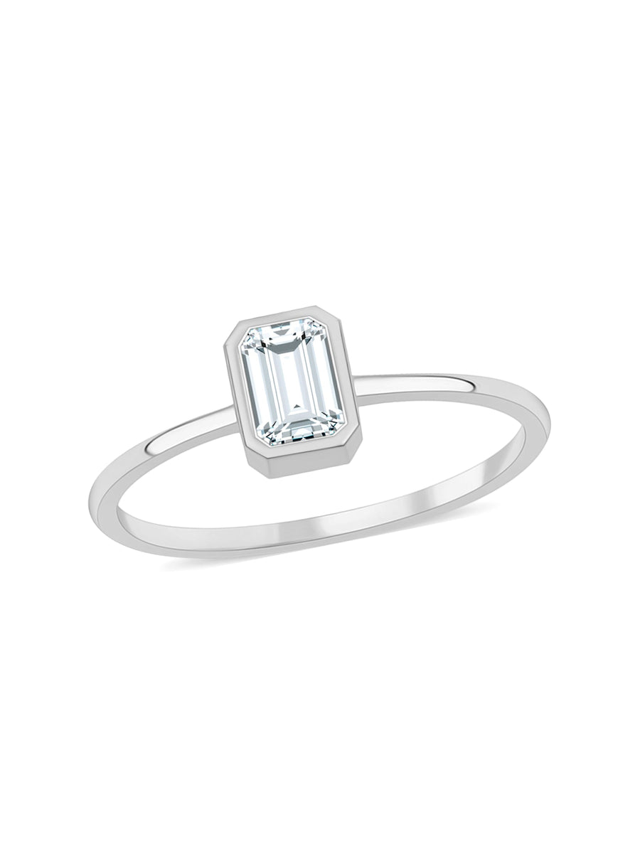 Lab Grown 0.50 Carat Solitaire Diamond Ring
