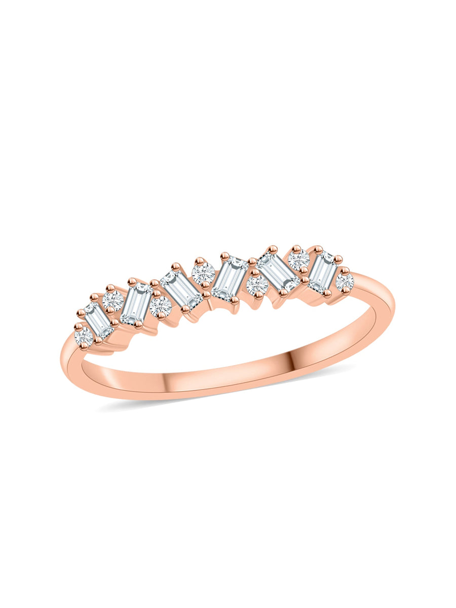 Lab Grown Diamond Baguette Ring For Women