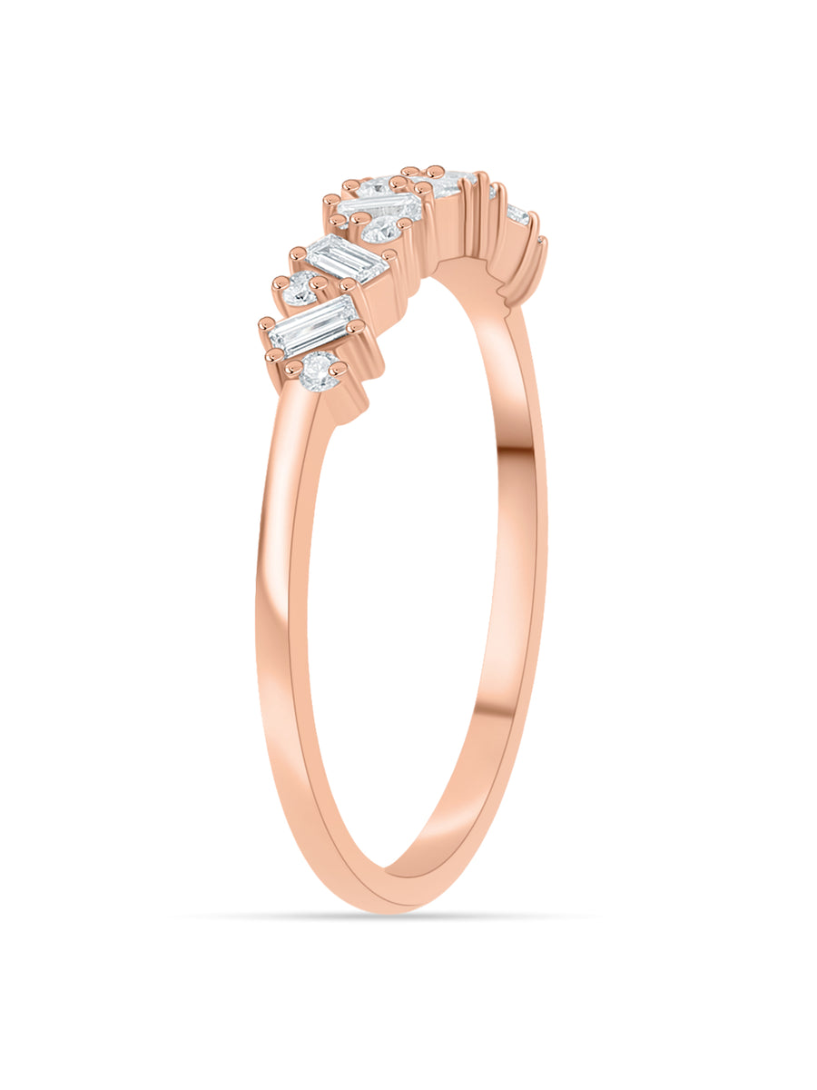 Lab Grown Diamond Baguette Ring For Women