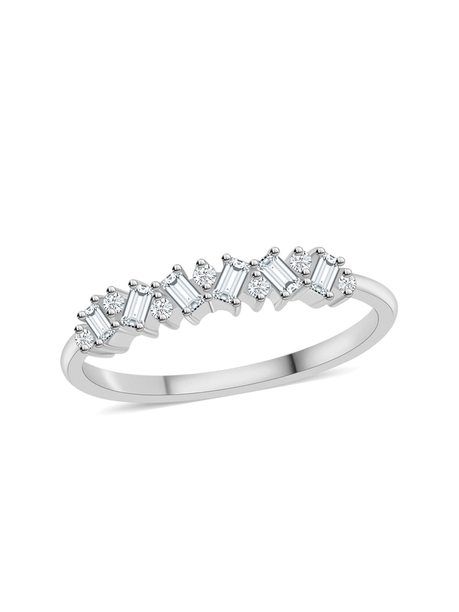 Lab Grown Diamond Baguette Ring For Women