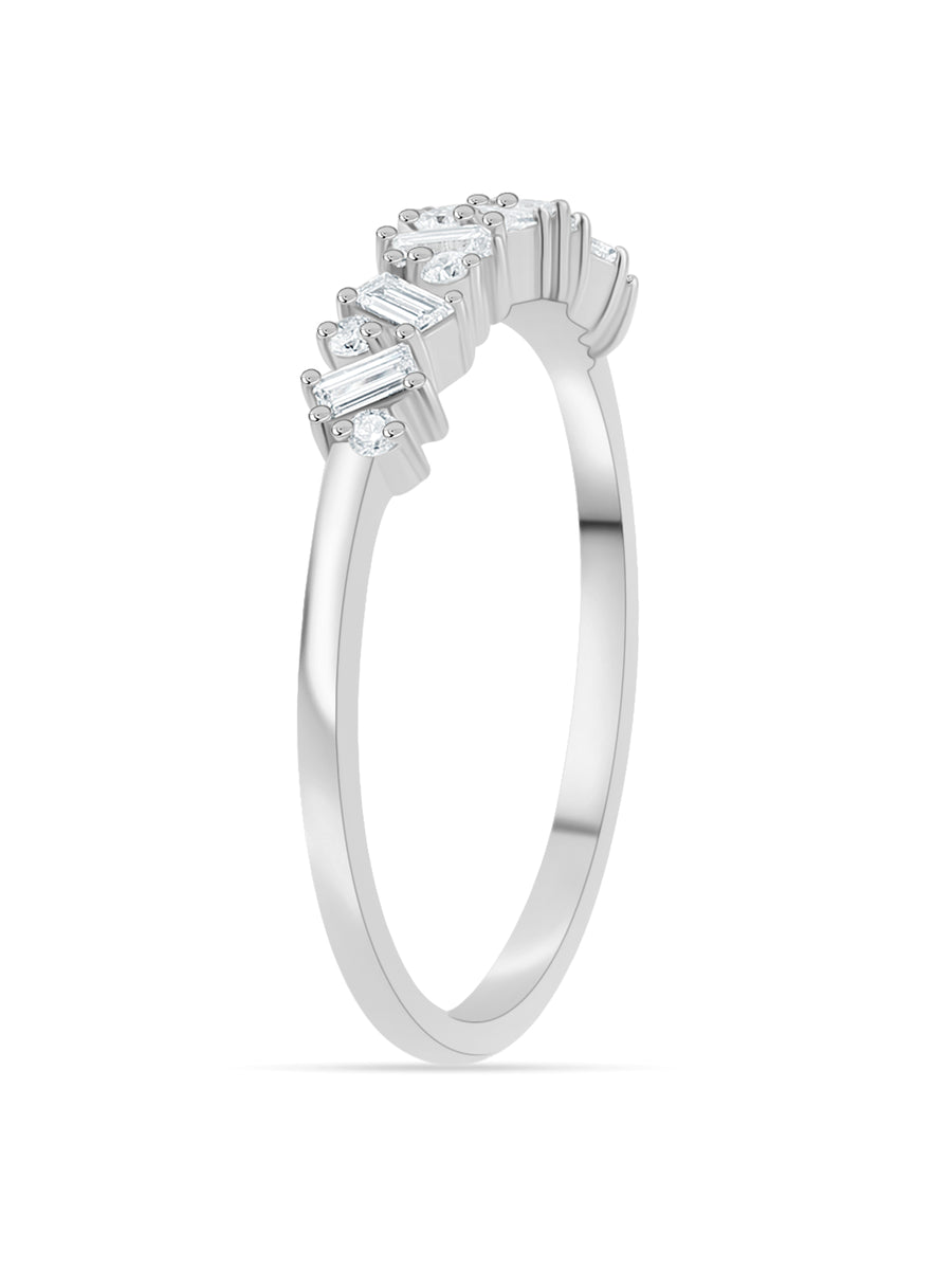 Lab Grown Diamond Baguette Ring For Women