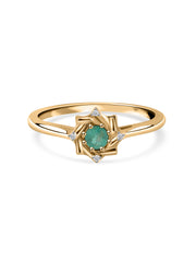 Illuminati Natural Emerald Ring